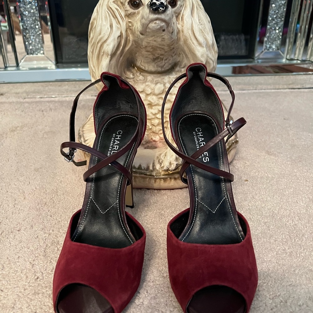 5 “ heels really comfortable suede